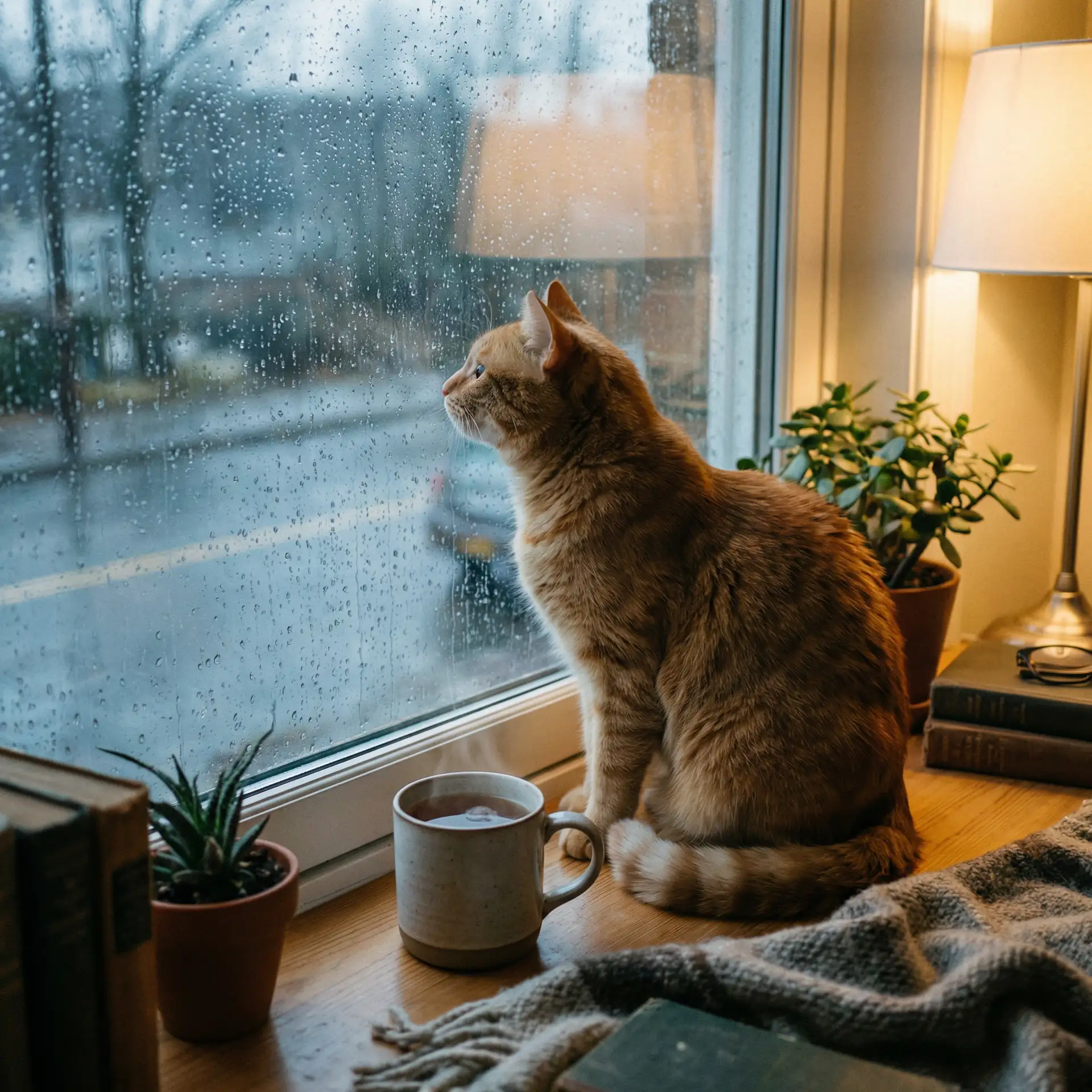 猫咪望着窗外的雨 - 拔萝卜高清无删减在线观看